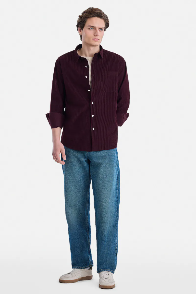 100% Cotton Corduroy Luxe Shirt - Image 5
