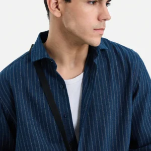Regular Fit Stripes Shirt - Image 5