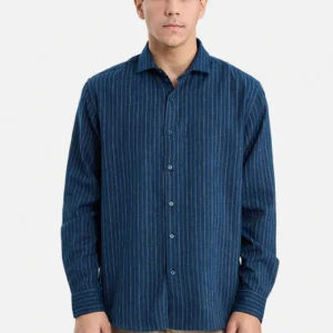 Regular Fit Stripes Shirt - Image 4