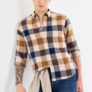 Checks Regular Fit 100% Cotton Shirt