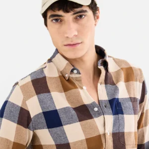 Checks Regular Fit 100% Cotton Shirt - Image 5