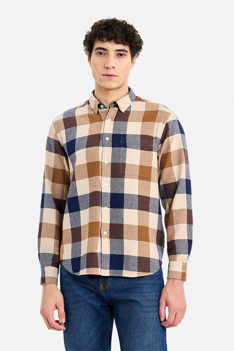 Checks Regular Fit 100% Cotton Shirt - Image 4