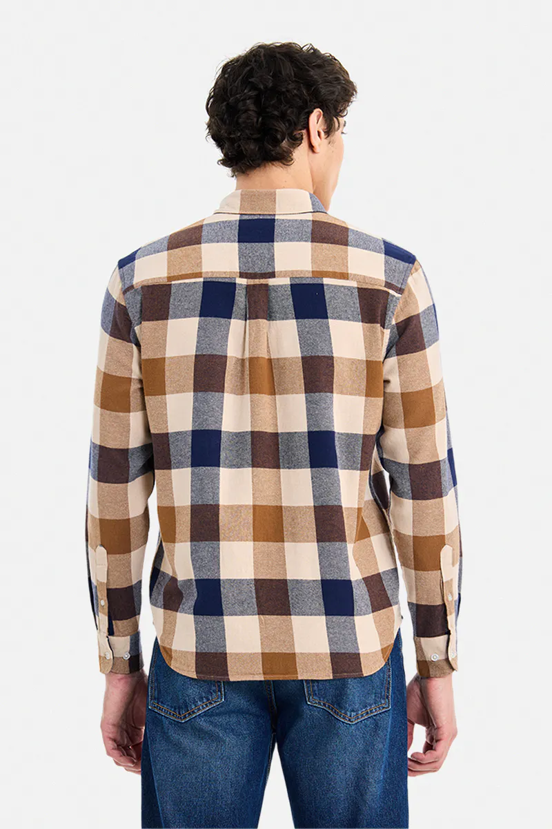 Checks Regular Fit 100% Cotton Shirt - Image 3