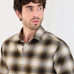 Slim Fit Checks 100% Cotton Shirt - Image 3