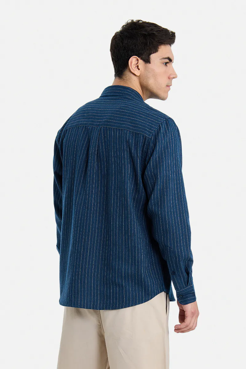 Regular Fit Stripes Shirt - Image 3